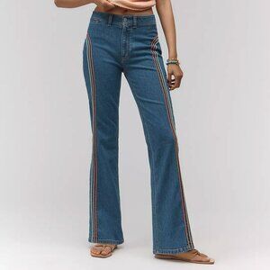 Pilcro Rainbow High-Rise Bootcut Jeans